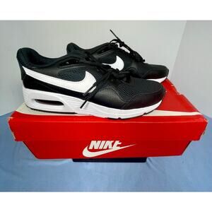 Nike AIR MAX SC Men's Black White  Lace-Up Athletic Sneakers Mens Size 7